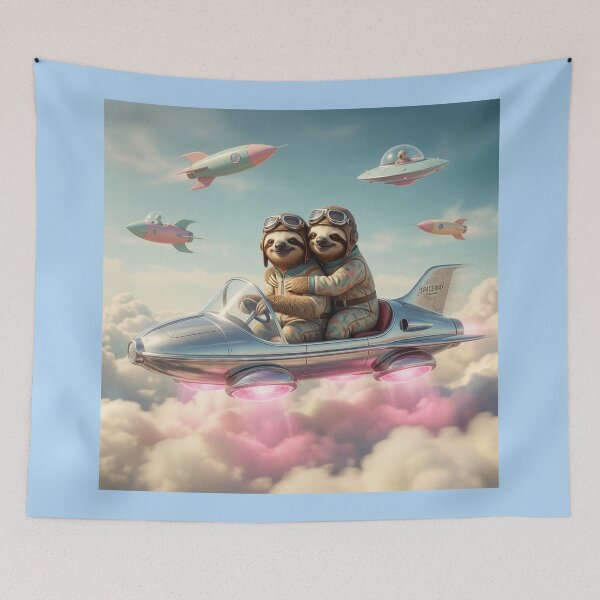 Item preview, Sloths in the Future designed and sold by Tridentulus.