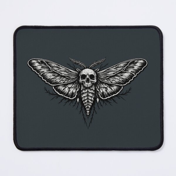 Item preview, Death’s Head Moth Skull Illustration designed and sold by PrettyRottenCo.