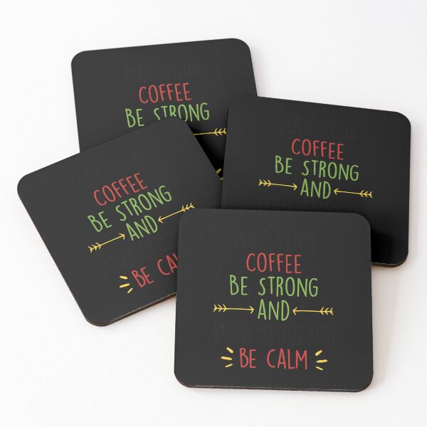 Item preview, Coffee Strong Students Calm Quote designed and sold by mtbcfqyhn23.