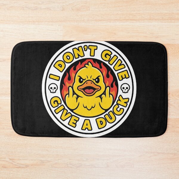 Item preview, I Don't Give A Duck Funny Pun designed and sold by AdyKurniawan.