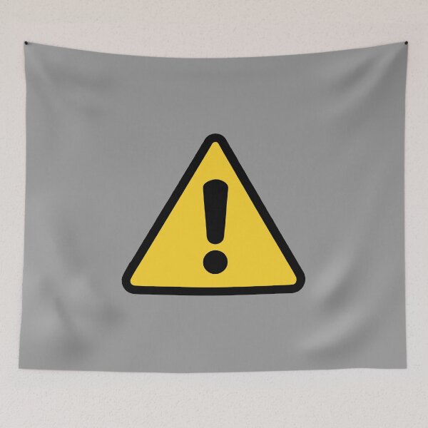 Item preview, Yellow Caution Warning Exclamation - Street Sign Triangle designed and sold by kamaniyavidya.