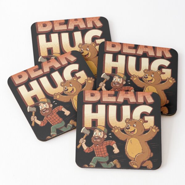 Item preview, Bear Hug Funny Camping Lumberjack designed and sold by AdyKurniawan.