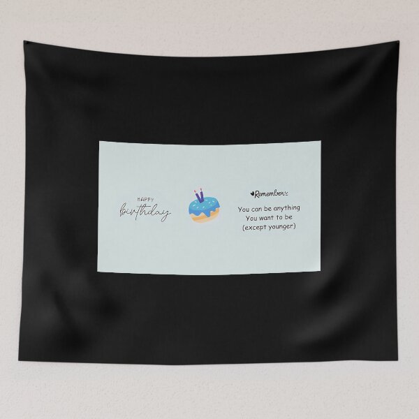 Item preview, Funny Birthday Wish Typography designed and sold by mtbcfqyhn23.