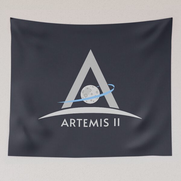 Item preview, Artemis 2 Lunar Mission Minimalist A Letter Logo Design designed and sold by KiwiRider.