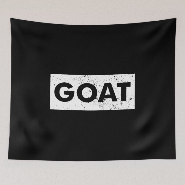 Item preview, GOAT Greatest Of All Time - Athlete Quote designed and sold by kaneishiayuvi.