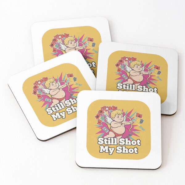 Item preview, Still Shot My Shot – Modern Cupid Funny Valentine Illustration designed and sold by StrayaDesign.