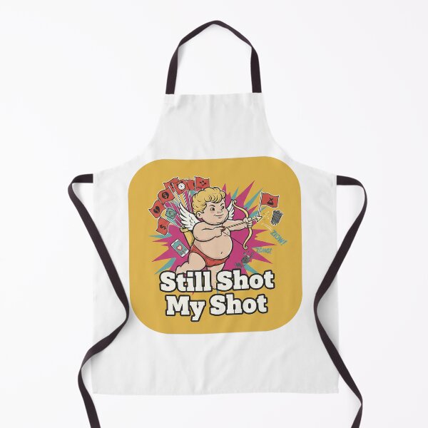 Item preview, Still Shot My Shot – Modern Cupid Funny Valentine Illustration designed and sold by StrayaDesign.