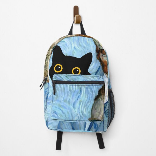 Item preview,  Black cat with Van gogh designed and sold by outdoorwayys.
