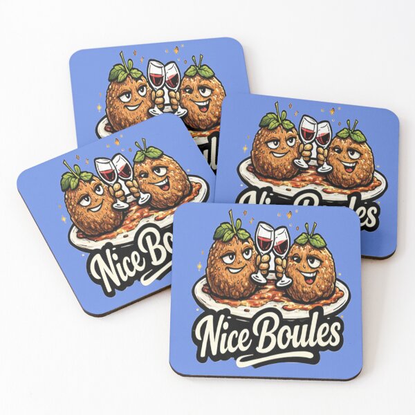 Item preview, Nice Boules – Cheeky French Meatball Pun designed and sold by shaynetwright.