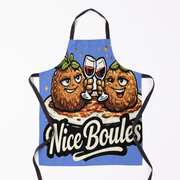 Item preview, Nice Boules – Cheeky French Meatball Pun designed and sold by shaynetwright.