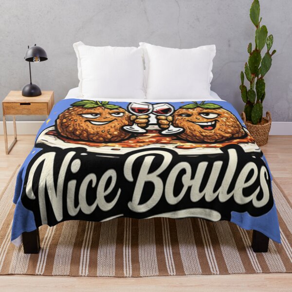 Item preview, Nice Boules – Cheeky French Meatball Pun designed and sold by shaynetwright.