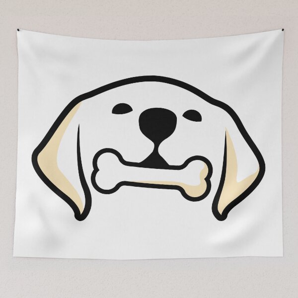 Item preview, Minimalist Dog Bone Illustration designed and sold by Oblique21.