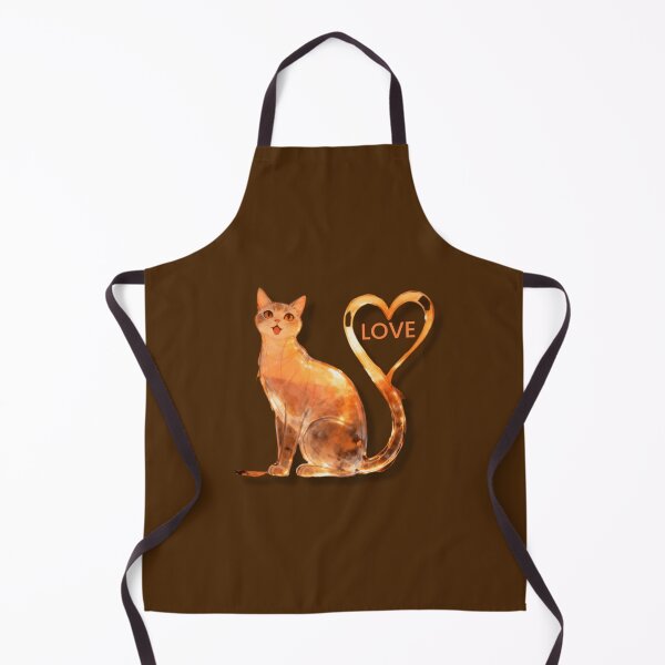 Item preview, Golden Cat Love – Romantic Valentine Cat Illustration designed and sold by MarZeDesigns .