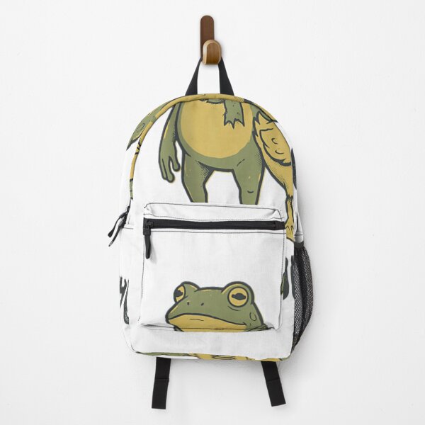 Item preview, Vintage Frog Duck Toad Friends Cute Cottagecore Aesthetic Nature Lovers Illustration designed and sold by Suzu Comena.