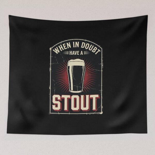 Item preview, When In Doubt Have A Stout Vintage Beer Sign designed and sold by AdyKurniawan.