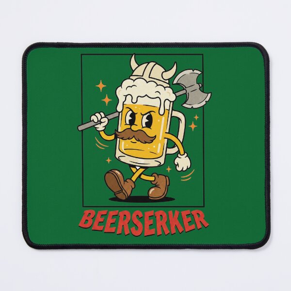 Item preview, Beerserker Funny Viking Drinking Pun designed and sold by AdyKurniawan.
