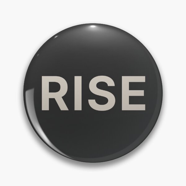 Item preview, RISE — Quiet Strength Minimal Typography designed and sold by CHANCHANAI.