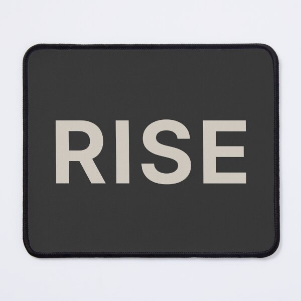Item preview, RISE — Quiet Strength Minimal Typography designed and sold by CHANCHANAI.