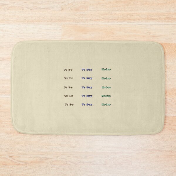 Item preview, To Do To Buy Notes Colorful Texts Stickers Prints Posters Wall Art Magnet Home Coffee Cup Decoration TShirt Stationary Notebook Magnet Hat Kitchen Work School Office Redbubble Shop designed and sold by Saritas Boutique Shop.