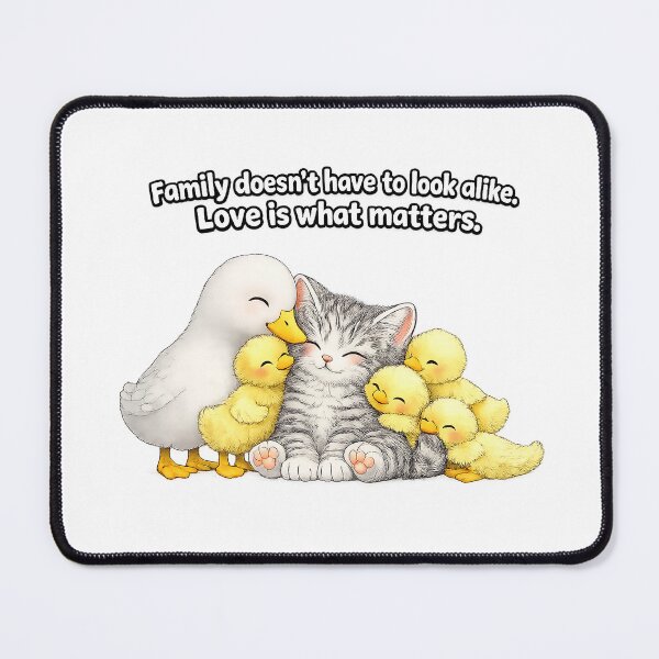 Item preview, Family Doesn’t Have to Look Alike designed and sold by CozyMeowLab.