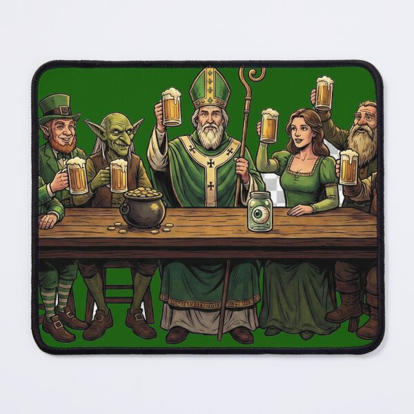 Item preview, St Patricks Day Fantasy RPG Drinking Party designed and sold by AdyKurniawan.