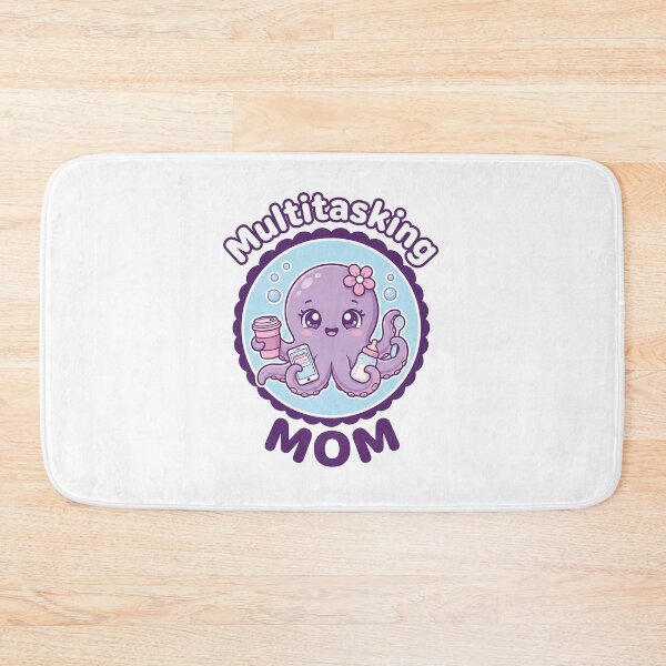 Item preview, Multitasking Mom Cute Octopus designed and sold by AdyKurniawan.