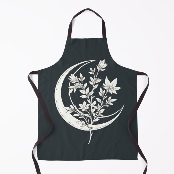 Item preview, Botanical Crescent Moon Lunar Art designed and sold by PrettyRottenCo.