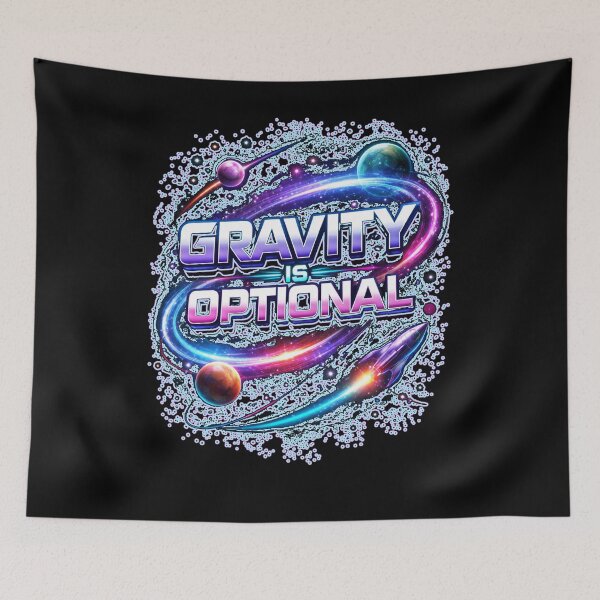Item preview, GRAVITY IS OPTIONAL space travel space exploration rocket astronaut planetary missions exoplanets space lover designed and sold by Jt41.