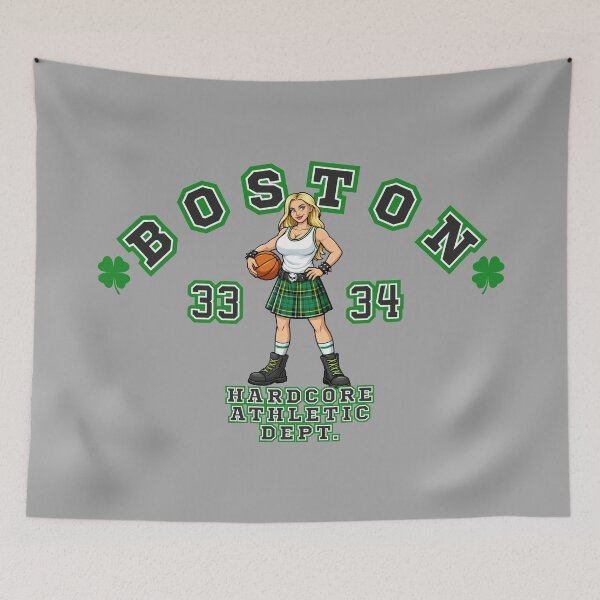 Item preview, Boston Basketball Girl designed and sold by UNK-Fatigues.