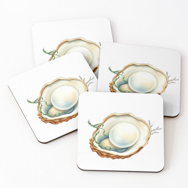 Item preview, Pastel Oyster Pearl with Seaweed and Coral designed and sold by sharon1210.