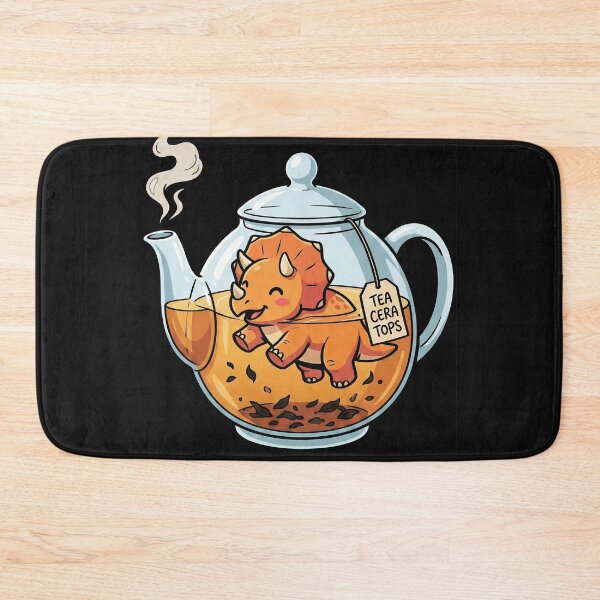 Item preview, Tea-Ceratops Cute Dinosaur Tea Pun designed and sold by AdyKurniawan.