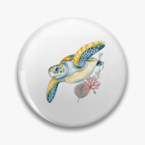Item preview, Pastel Northern Pacific Sea Turtle designed and sold by sharon1210.