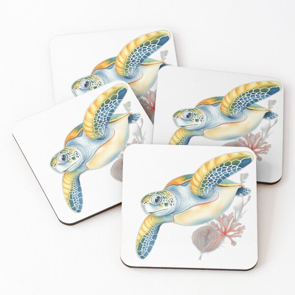 Item preview, Pastel Northern Pacific Sea Turtle designed and sold by sharon1210.