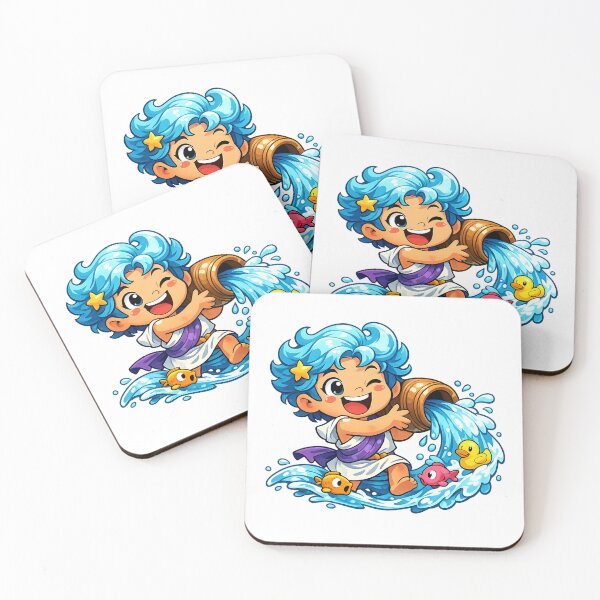 Item preview, Aquarius Zodiac Cartoon designed and sold by Arte Cartoon From TagTeam Group.
