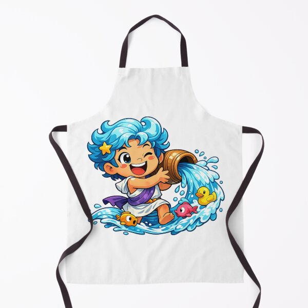 Item preview, Aquarius Zodiac Cartoon designed and sold by Arte Cartoon From TagTeam Group.