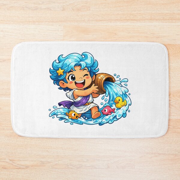 Item preview, Aquarius Zodiac Cartoon designed and sold by Arte Cartoon From TagTeam Group.
