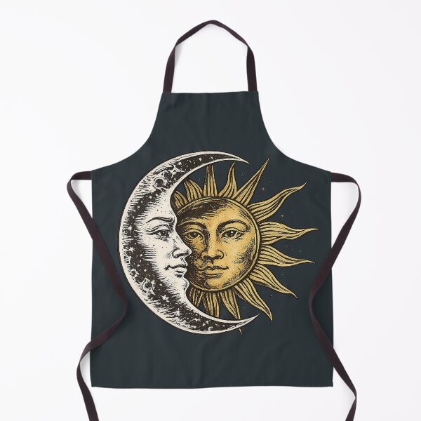 Item preview, Celestial Sun & Moon Vintage Alchemy Design designed and sold by PrettyRottenCo.