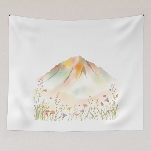 Item preview, Pastel Broken Hill with Wildflowers designed and sold by sharon1210.