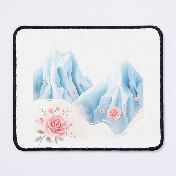 Item preview, Pastel Icebergs with Floral Patterns designed and sold by sharon1210.