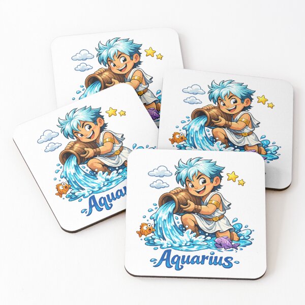 Item preview, Aquarius Zodiac design Cartoon designed and sold by Arte Cartoon From TagTeam Group.