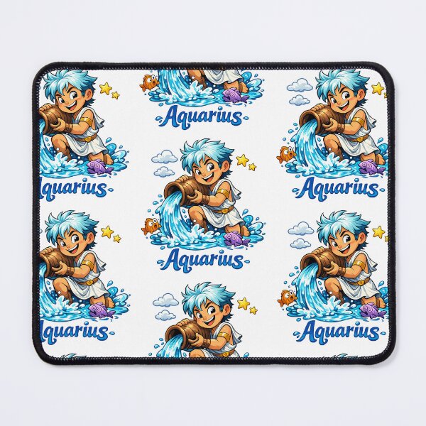 Item preview, Aquarius Zodiac design Cartoon designed and sold by Arte Cartoon From TagTeam Group.