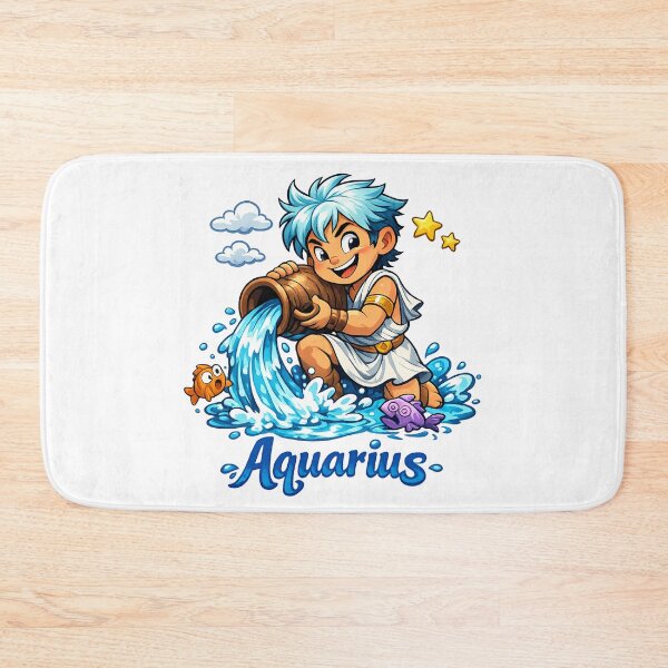 Item preview, Aquarius Zodiac design Cartoon designed and sold by Arte Cartoon From TagTeam Group.