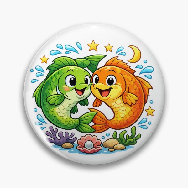 Item preview, Pisces Zodiac design Cartoon designed and sold by Arte Cartoon From TagTeam Group.