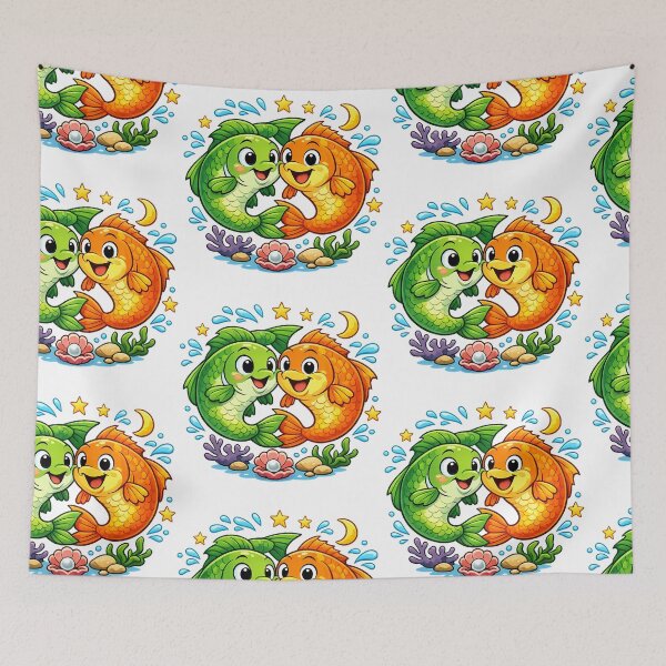 Item preview, Pisces Zodiac design Cartoon designed and sold by Arte Cartoon From TagTeam Group.