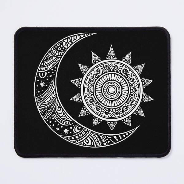Item preview, Celestial Sun and Moon Mandala designed and sold by PrettyRottenCo.