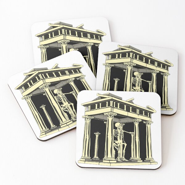 Item preview, Glow-in-the-Dark Skeletal Ephesus Architecture designed and sold by sharon1210.