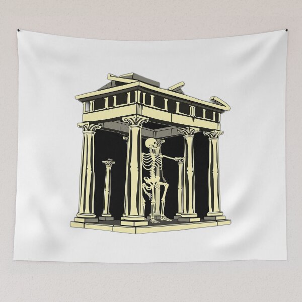 Item preview, Glow-in-the-Dark Skeletal Ephesus Architecture designed and sold by sharon1210.
