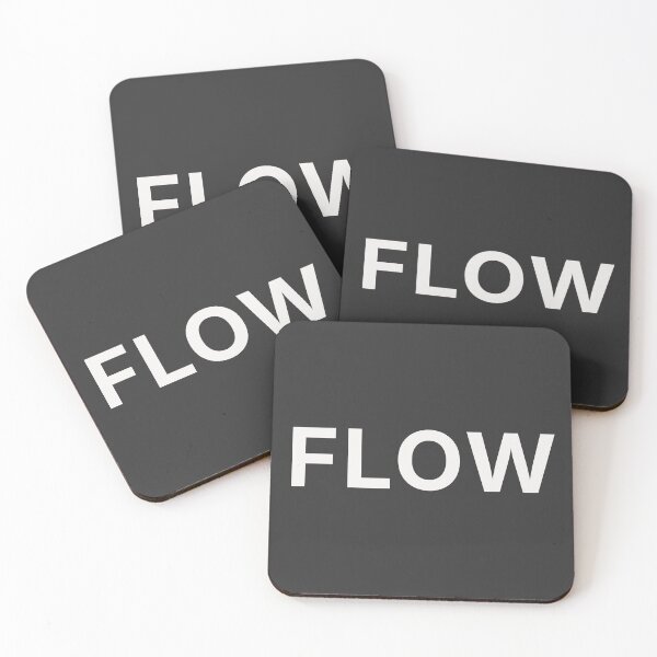 Item preview, FLOW — Calm Energy Minimal Word Design designed and sold by CHANCHANAI.