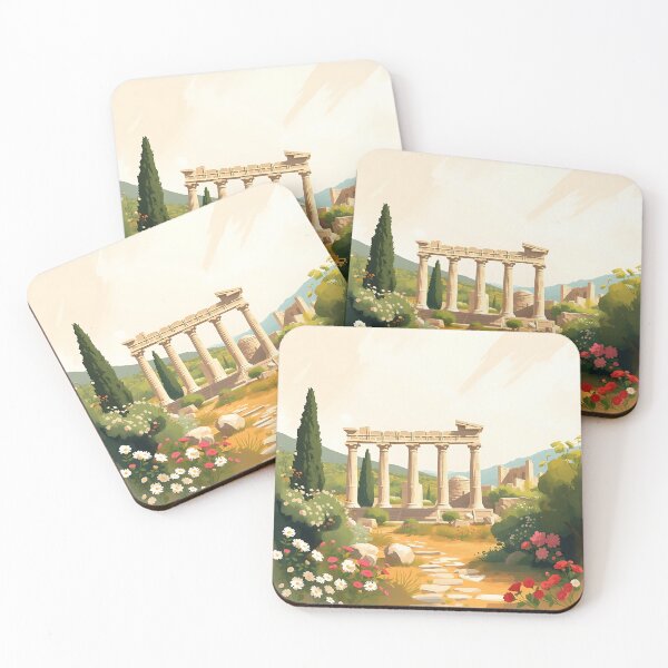 Item preview, Impressionistic Ephesus Ruins designed and sold by sharon1210.