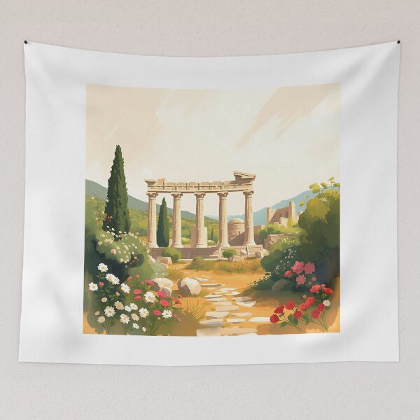 Item preview, Impressionistic Ephesus Ruins designed and sold by sharon1210.